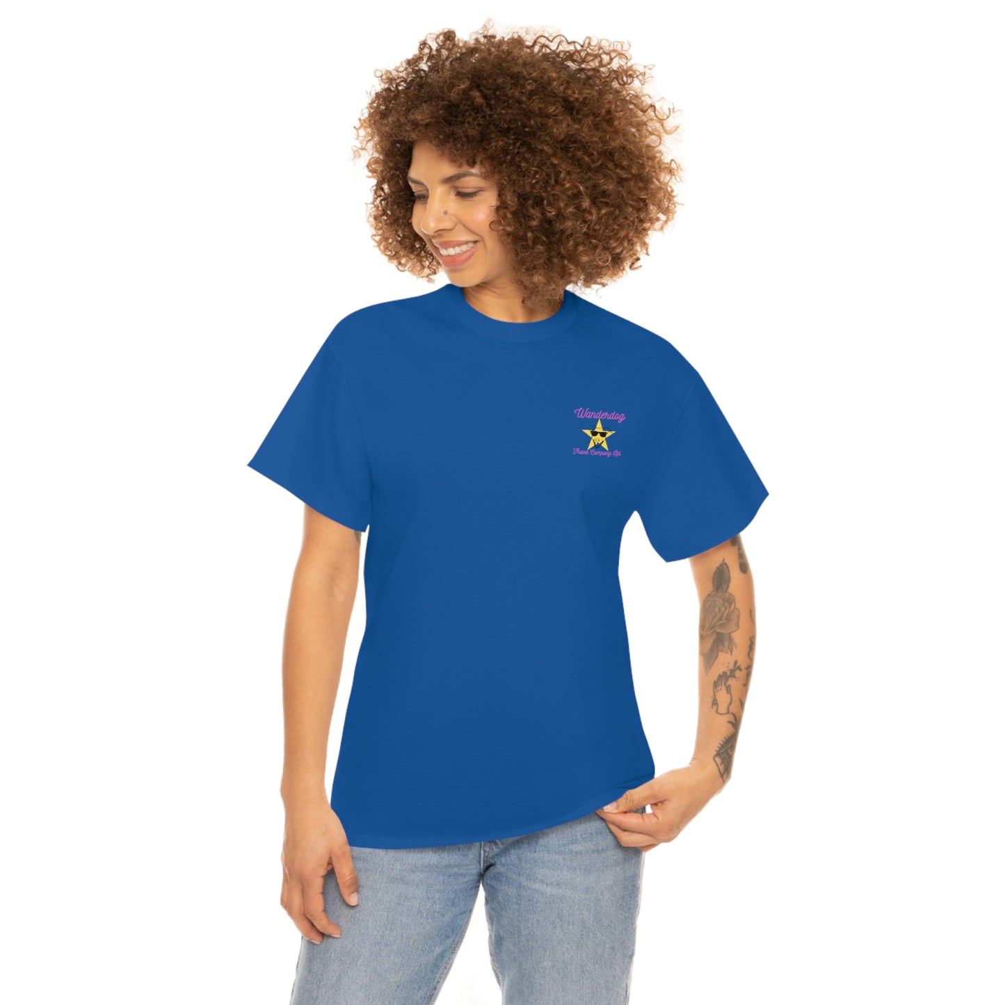 Wanderdog Travel Company Star Heavy Cotton Tee