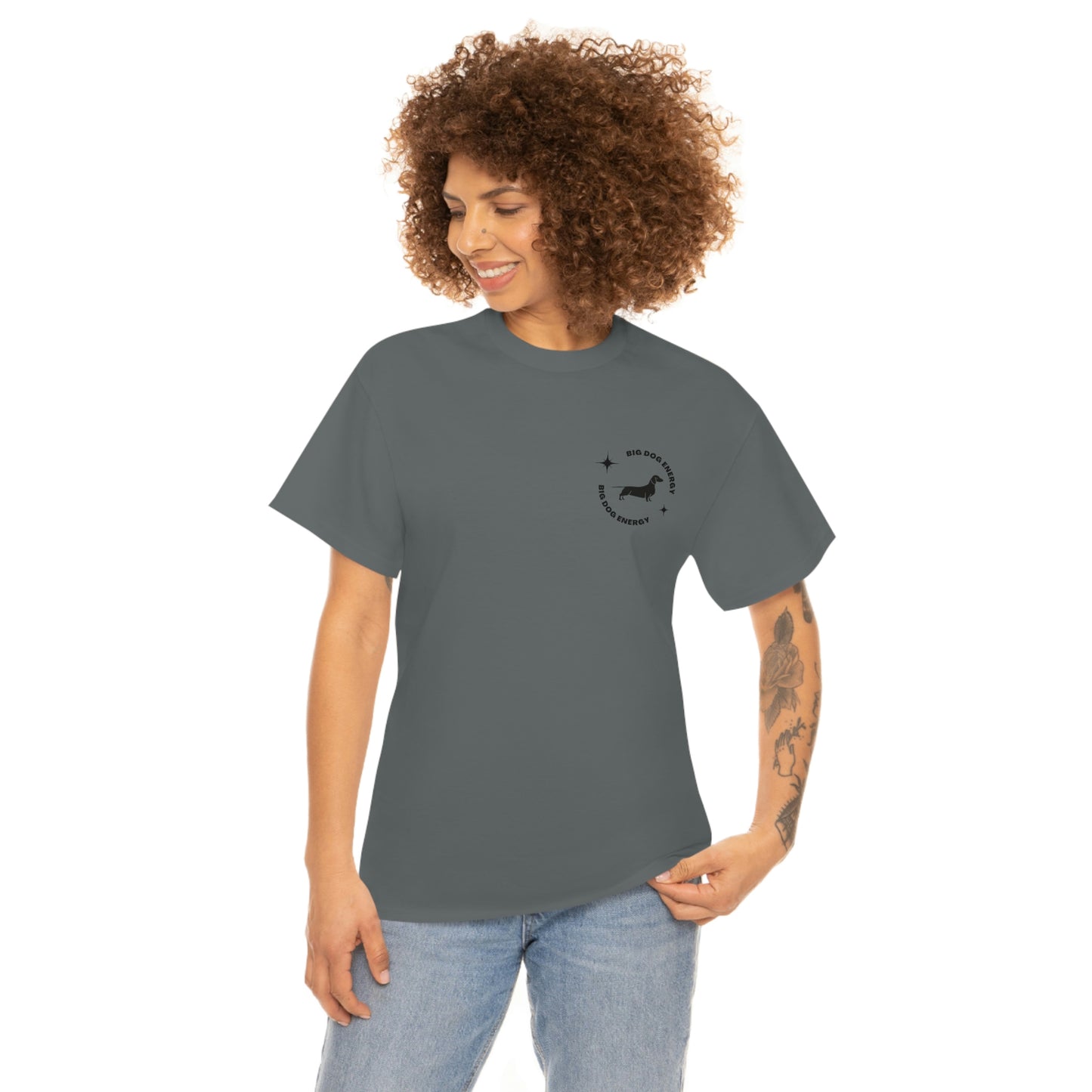 Big Dog Energy Dachshund Heavy Cotton Tee