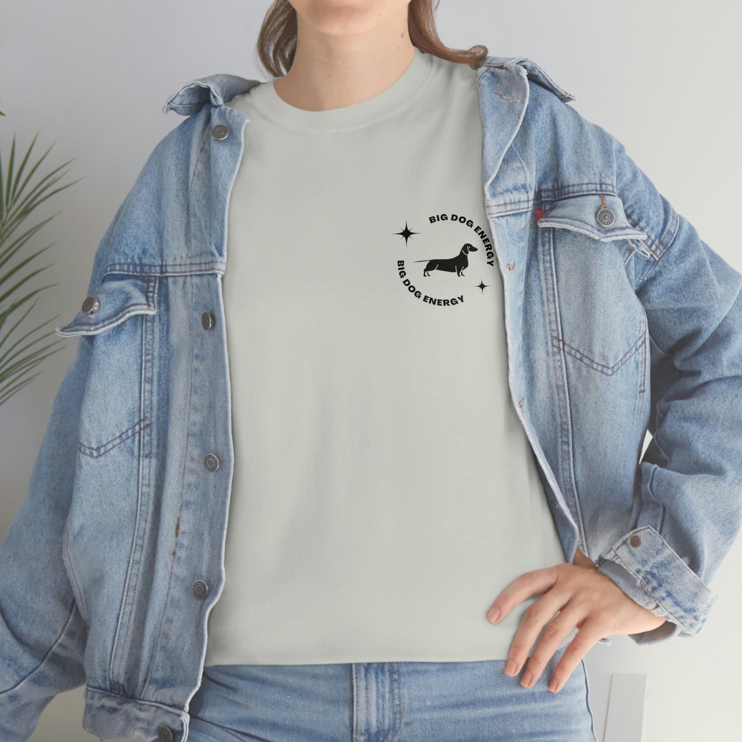 Big Dog Energy Dachshund Heavy Cotton Tee