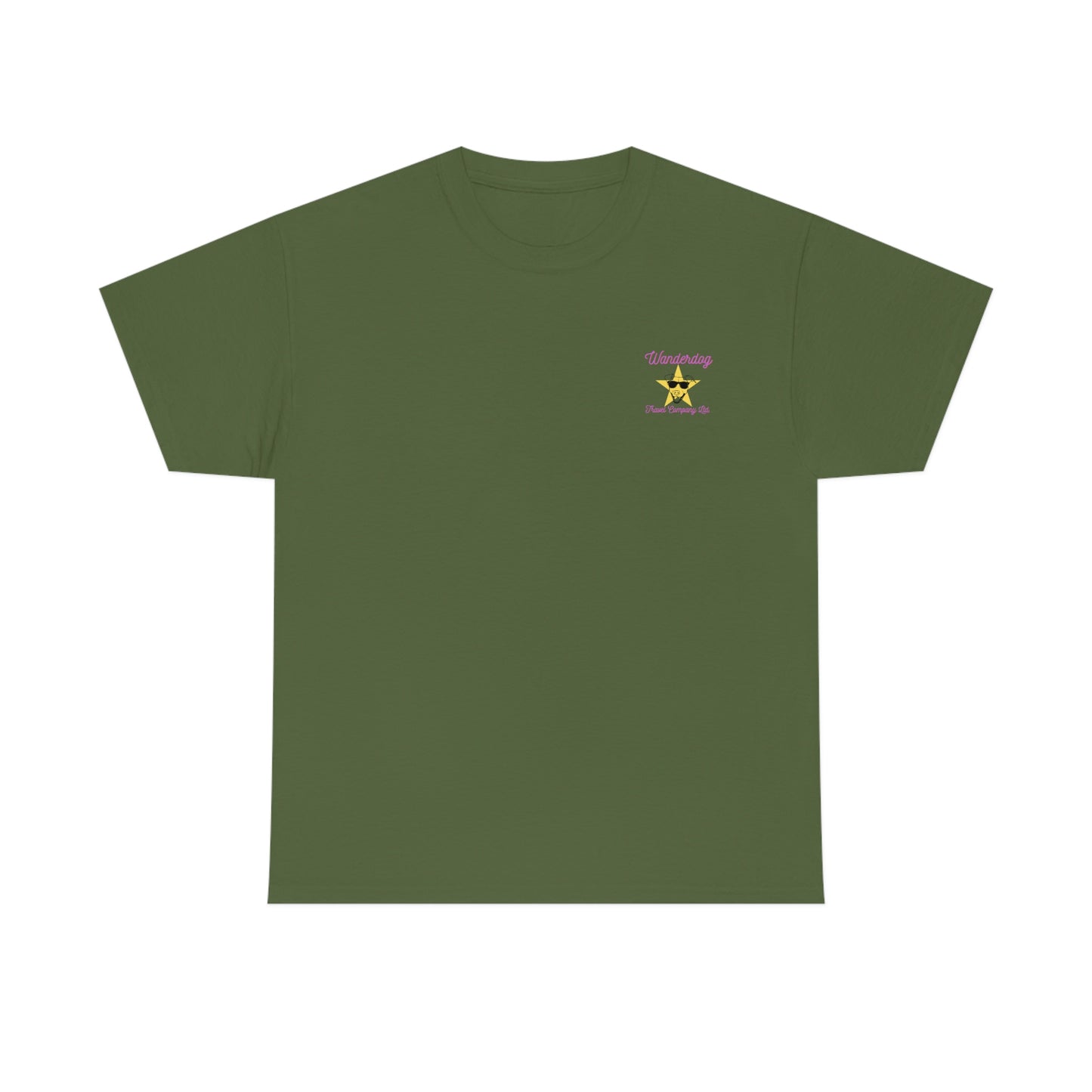 Wanderdog Travel Company Star Heavy Cotton Tee