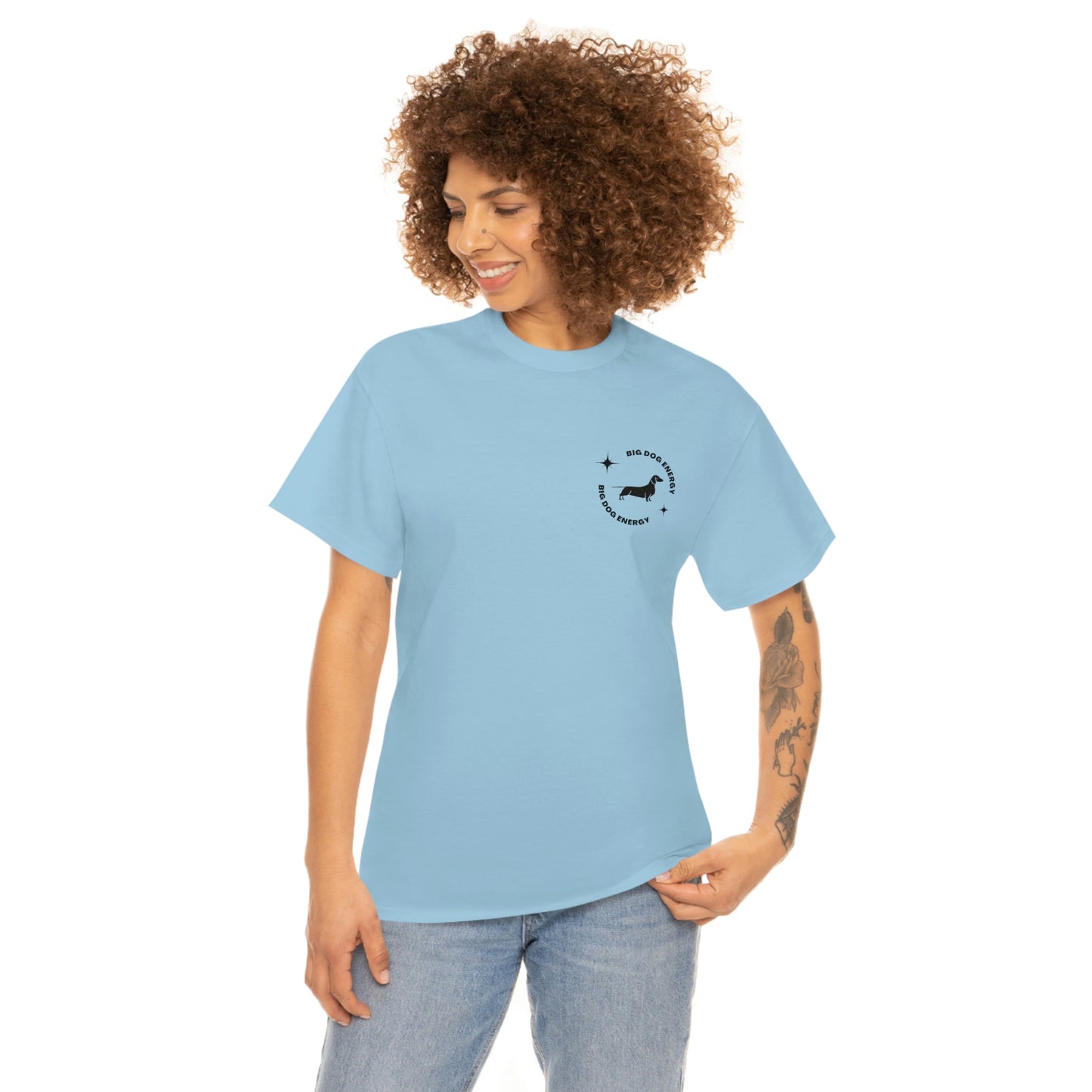 Big Dog Energy Dachshund Heavy Cotton Tee