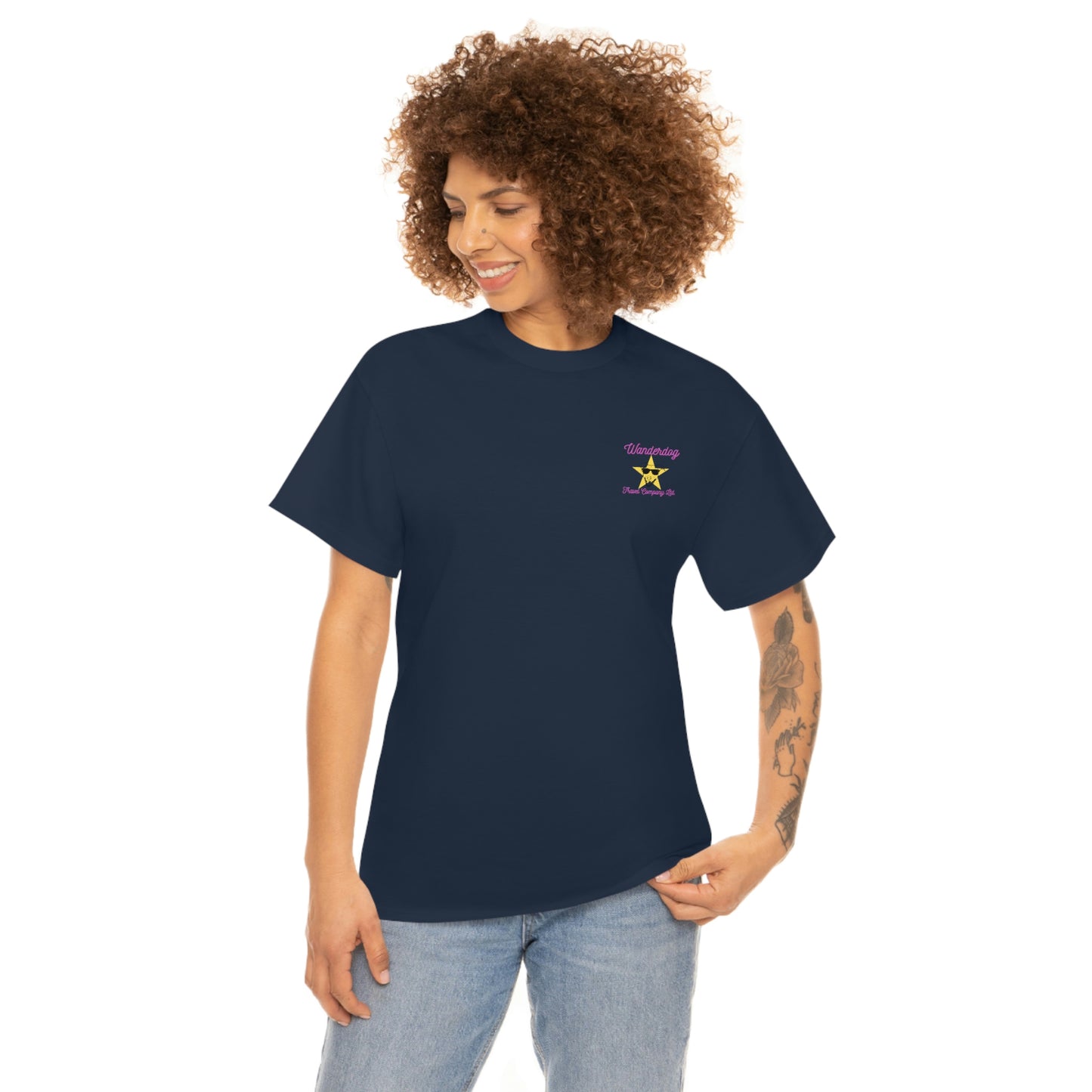 Wanderdog Travel Company Star Heavy Cotton Tee