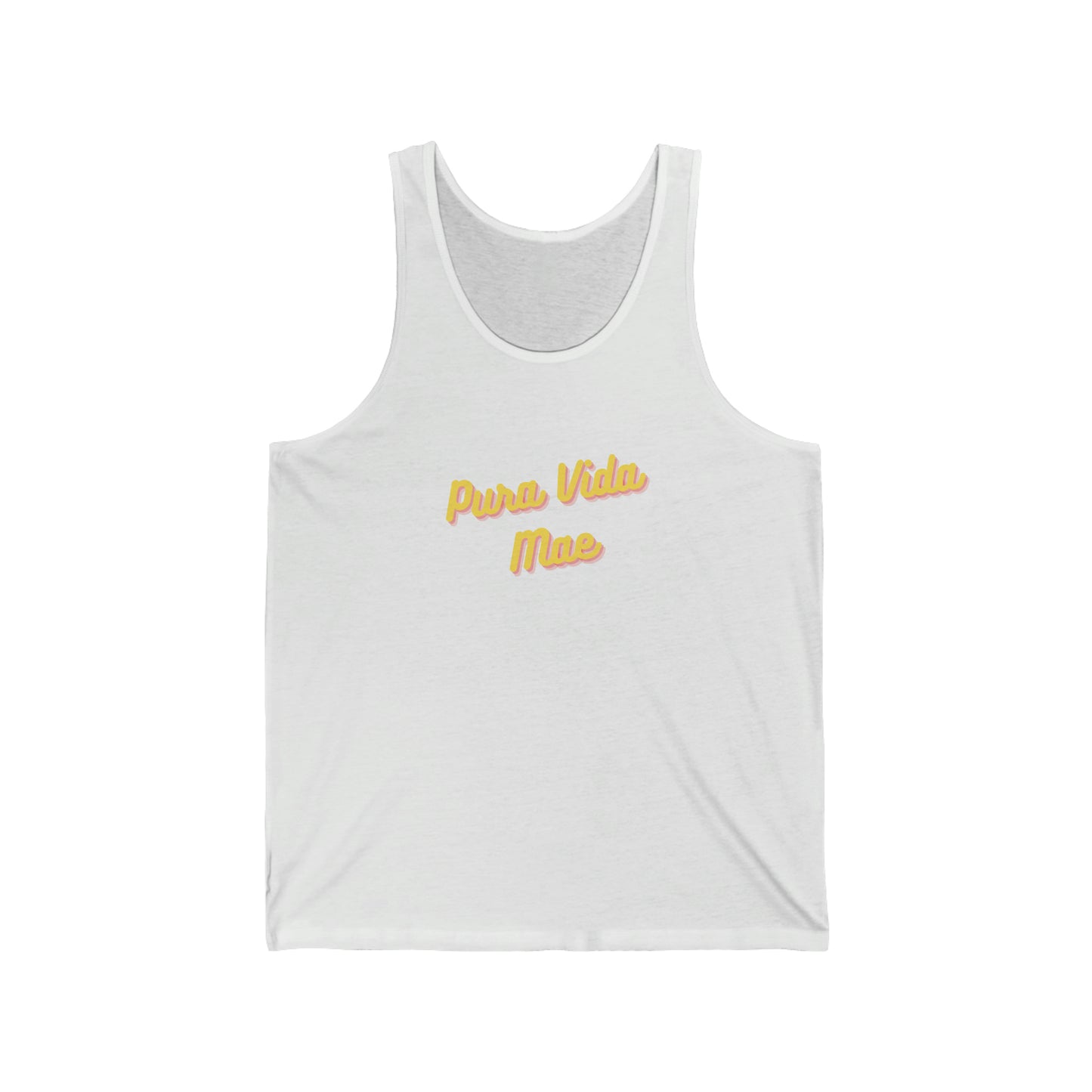 Pura Vida Mae Jersey Tank (Front only)